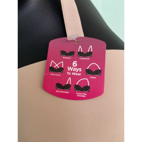 NWT Maidenform Women's M Pure Comfort Strapless Multiway Wireless Bra DM7685 - Picture 4 of 4